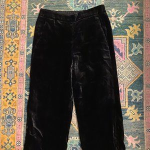 J Crew Velvet Culotte Pants